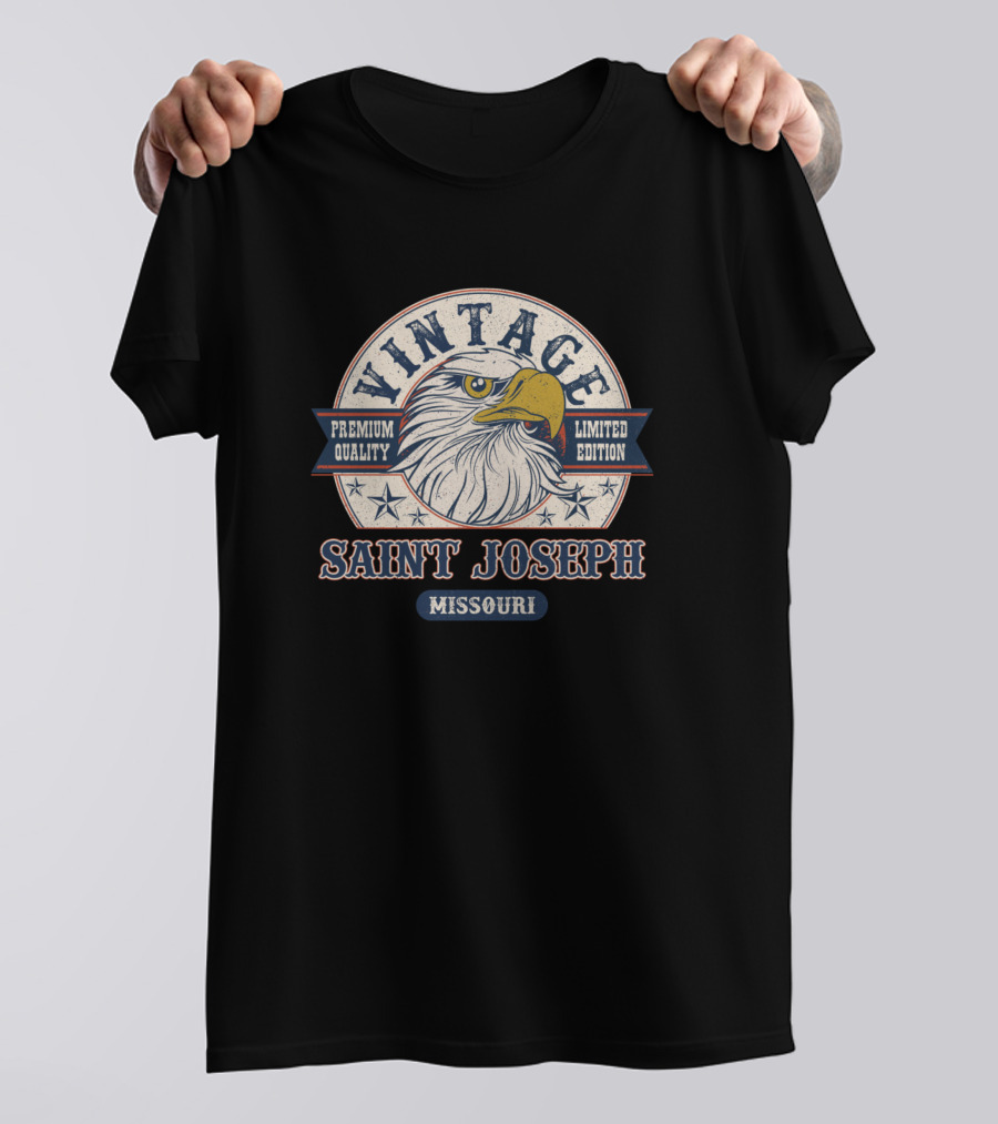 Vintage Saint Joseph Missouri Eagle T-Shirt