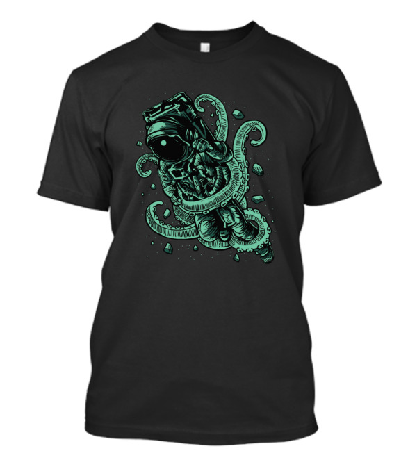 Space Astronaut Octopus Cosmonaut Spacem Adventure T-Shirt