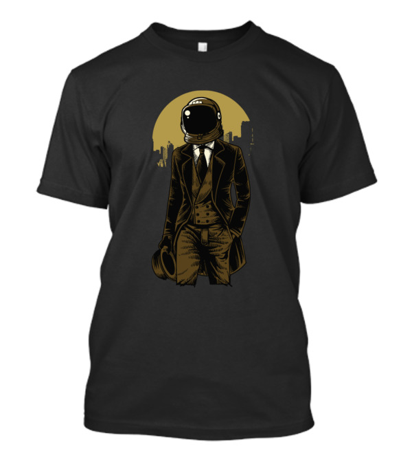 Classic Spaceman Astronaut Cosmonaut In Vintage Suit With Hat T-Shirt