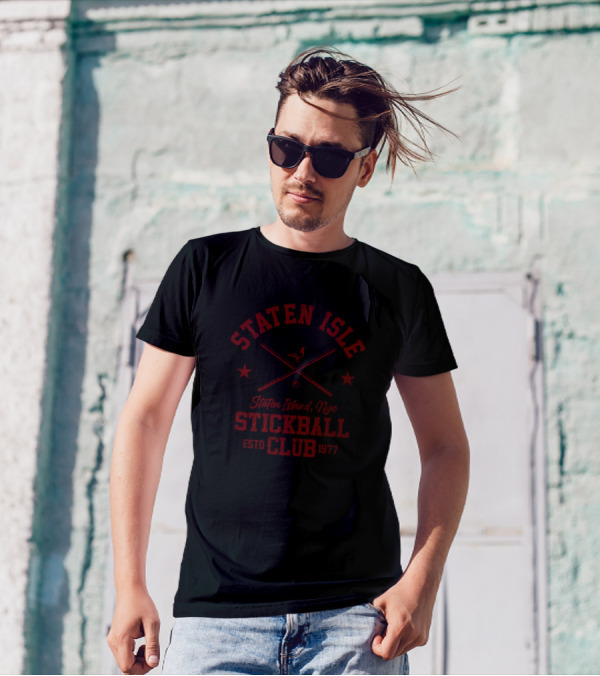 STATES ISLE STICKBALL CLUB STATEN ISLAND NY ESTO 1977 T-Shirt