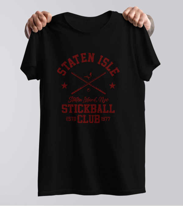 STATES ISLE STICKBALL CLUB STATEN ISLAND NY ESTO 1977 T-Shirt
