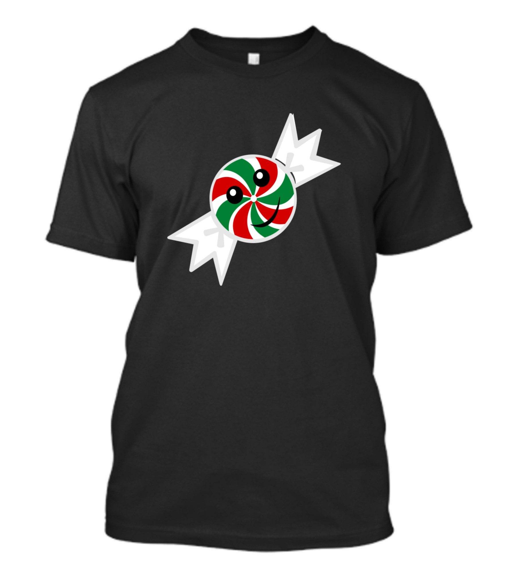 Sugary Sweet Festive Peppermint Face T-Shirt