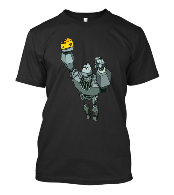 The Iron Giant Holding Cheese T-Shirt