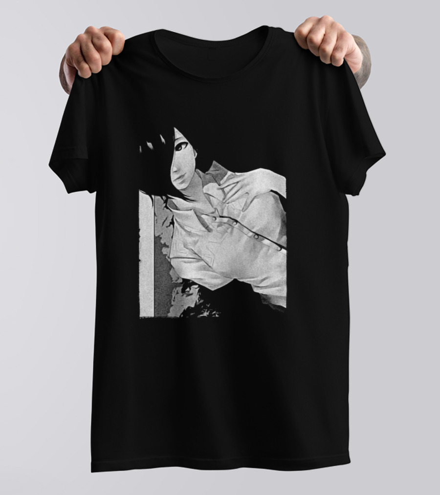 Touka Kirishima Tokyo Ghoul Monochrome Manga T-Shirt