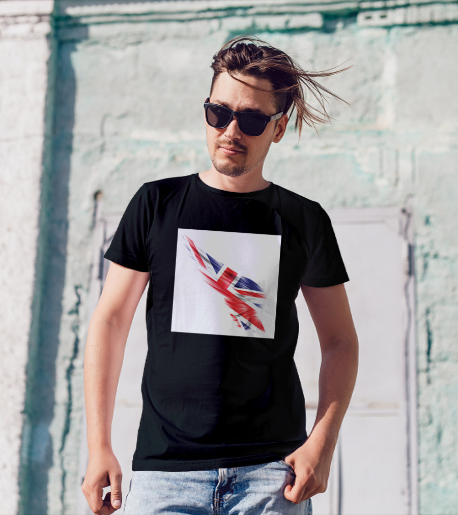 Union Jack Winged Emblem Of The United Kingdom T-Shirt