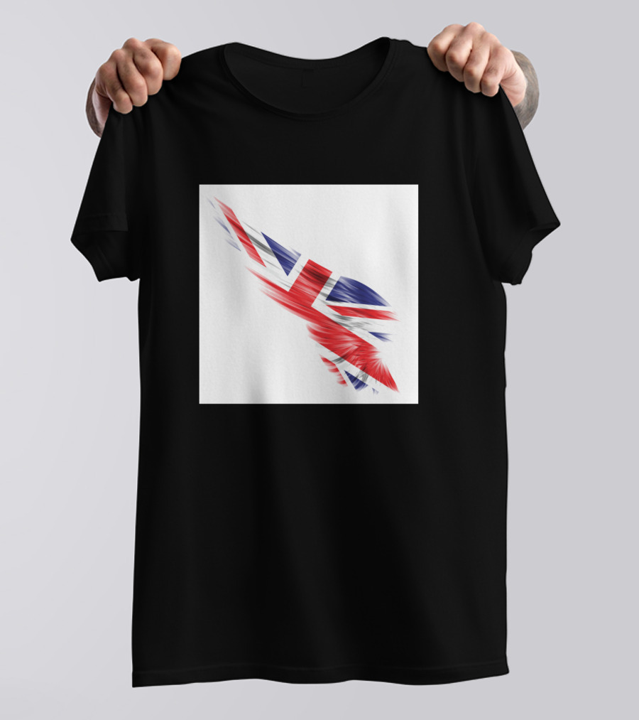 Union Jack Winged Emblem Of The United Kingdom T-Shirt