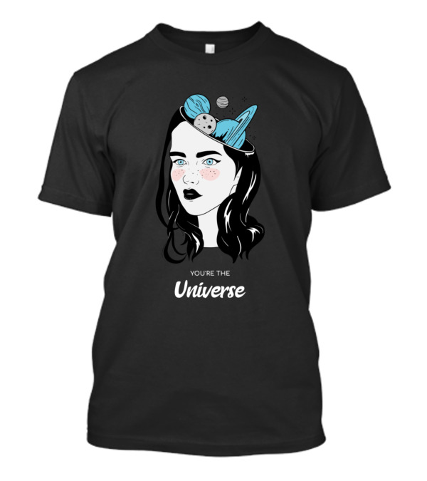 You're The Universe Retro Celestial Girl T-Shirt