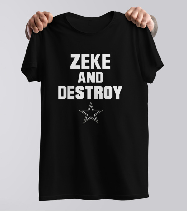 Zeke And Destroy Ezekiel Elliott Star T-Shirt