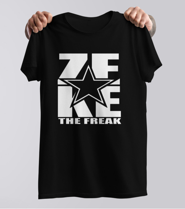 Ezekiel Elliott Star Zeke The Freak T-Shirt
