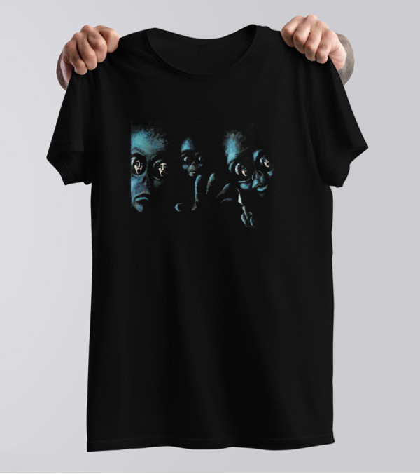 Abduction Alien Faces In Darkness T-Shirt