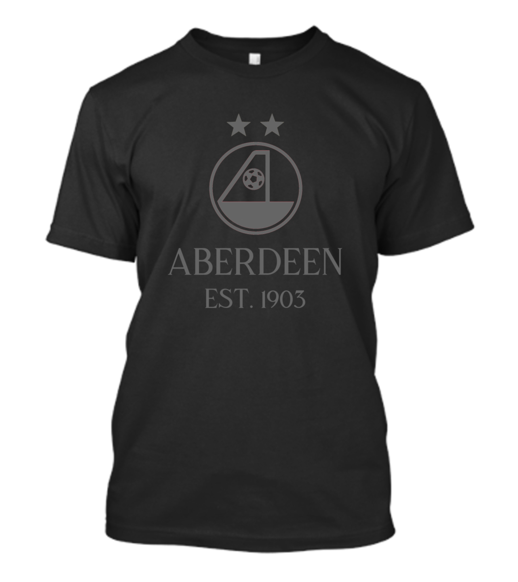 Aberdeen Est. 1903 Football Badge Two Stars T-Shirt