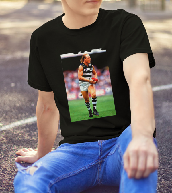 Geelong Ablett Ball Carry Football Legend T-Shirt
