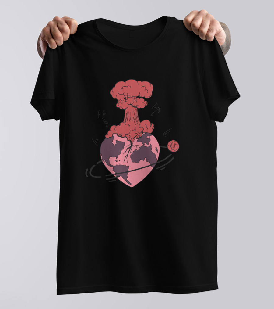 Ambrose Atomic Heart Exploding Earth Planetary T-Shirt