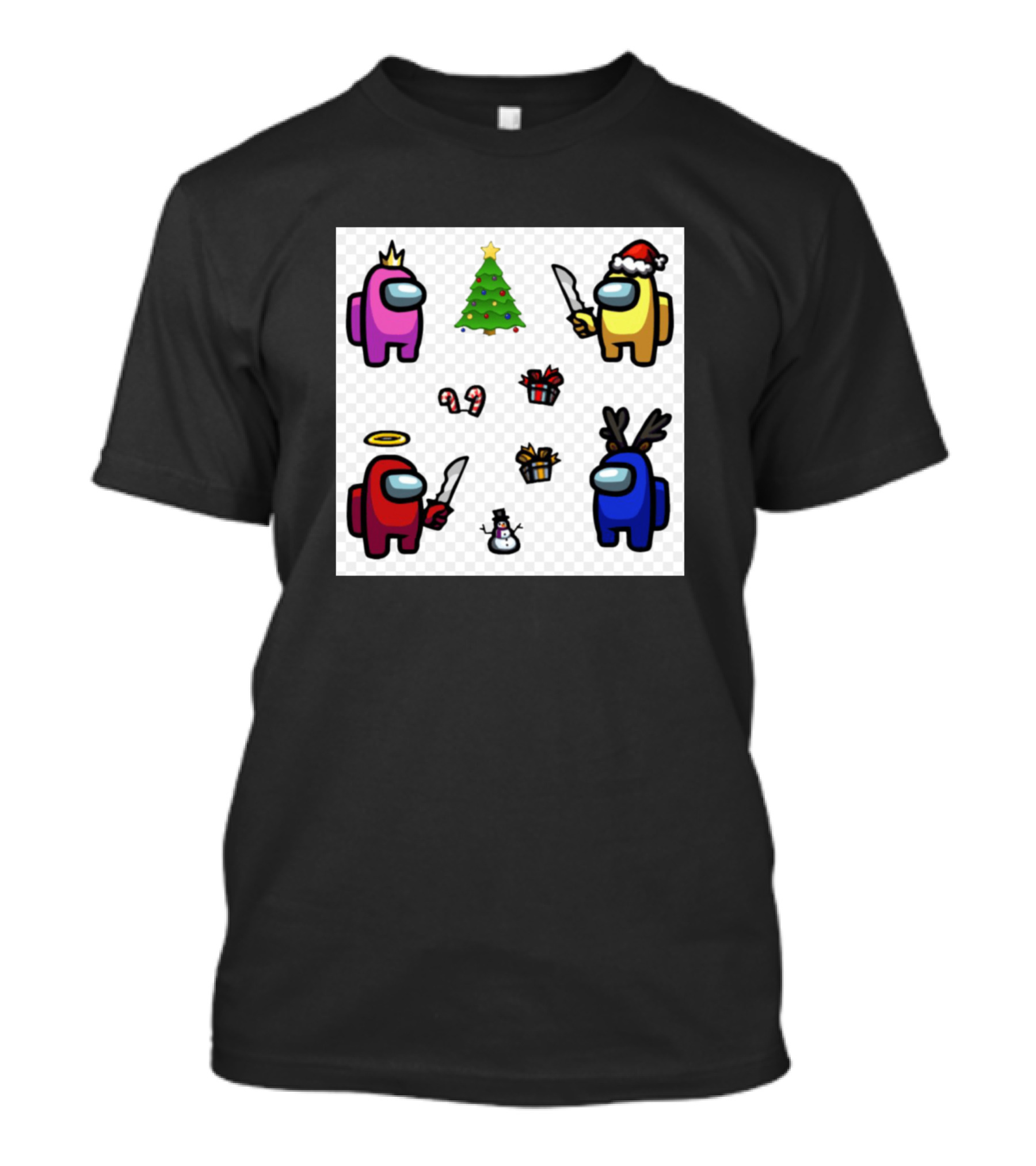Among Us Christmas Crewmates Holiday T-Shirt