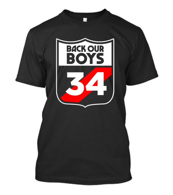 BACK OUR BOYS 34 T-Shirt