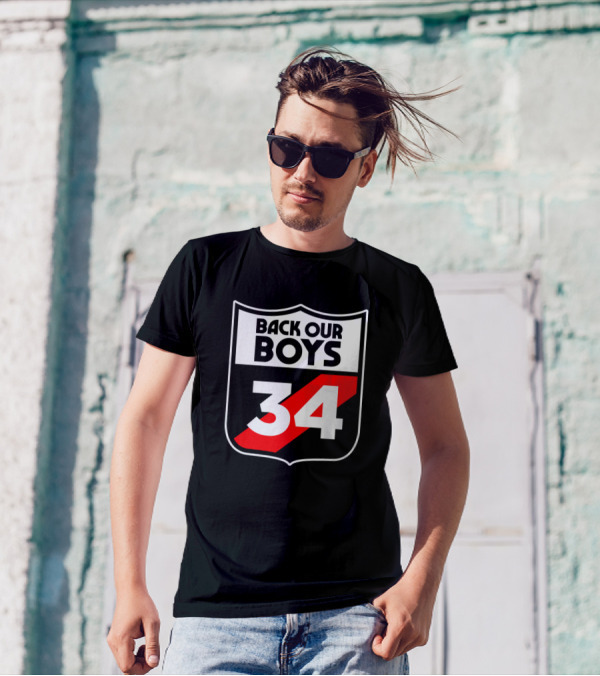 BACK OUR BOYS 34 T-Shirt