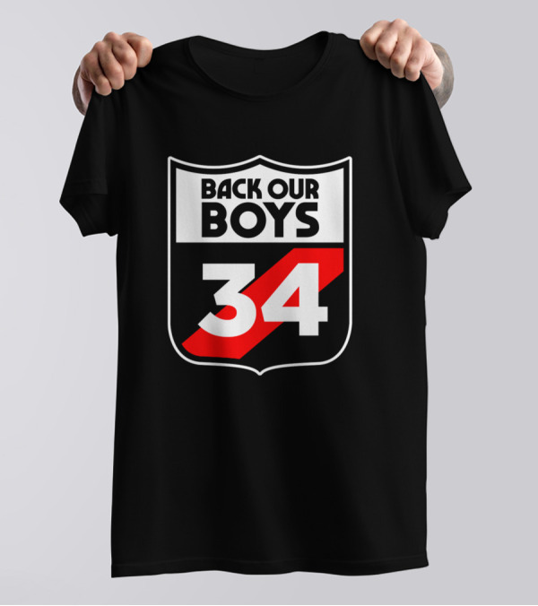 BACK OUR BOYS 34 T-Shirt