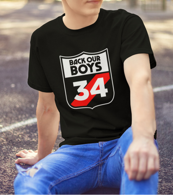 BACK OUR BOYS 34 T-Shirt