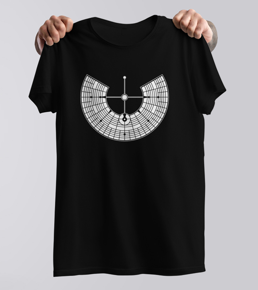 Black Rock City Burning Man Playa Iconic Map T-Shirt
