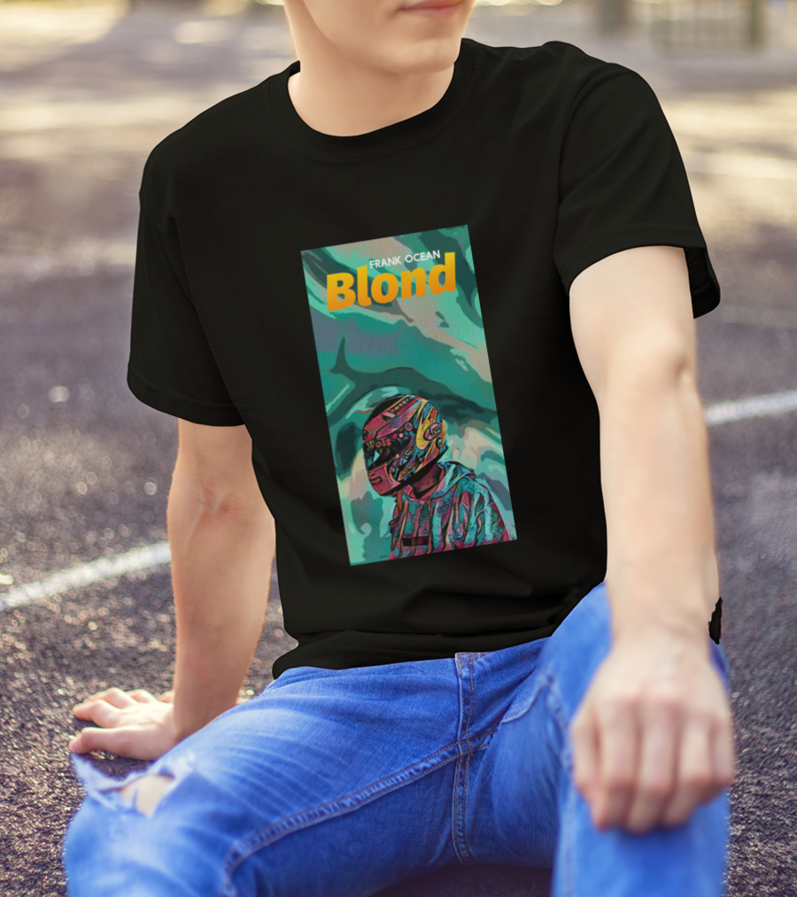 Frank Ocean Blond Racing Helmet T-Shirt
