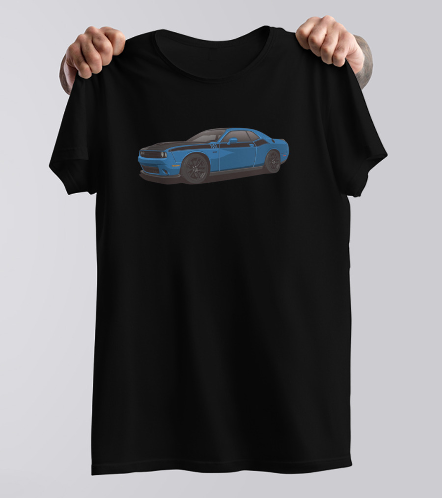 Blue American Muscle Car Classic T-Shirt
