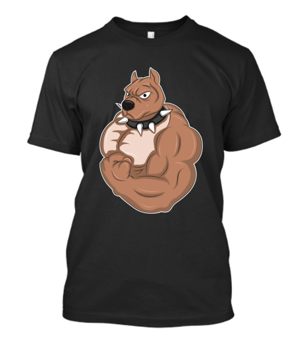 Body Building Bull Dog Gym Mastiff T-Shirt