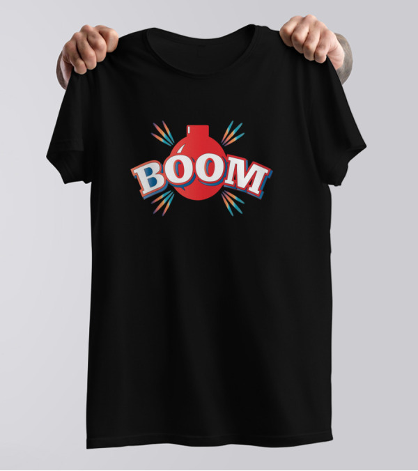 Boom Explosion Burst With Colorful Highlights T-Shirt