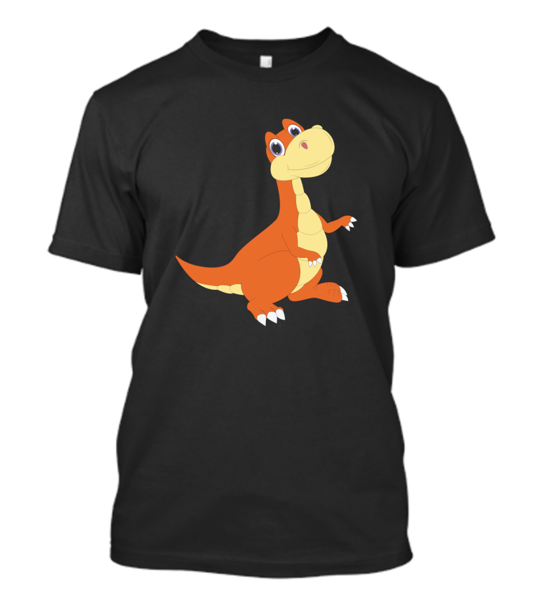 Cartoon Dino Dinosaur Motif For Children T-Shirt