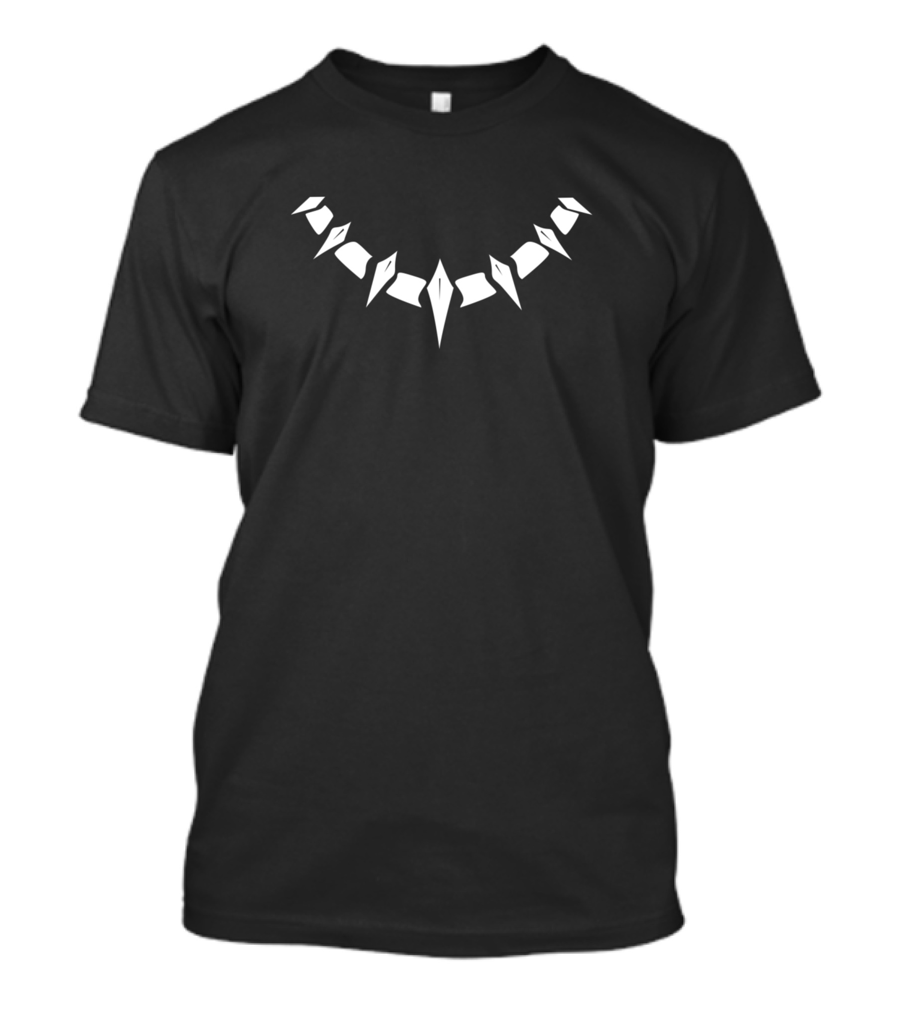 Black Panther Necklace Chain Wakanda Forever T-Shirt