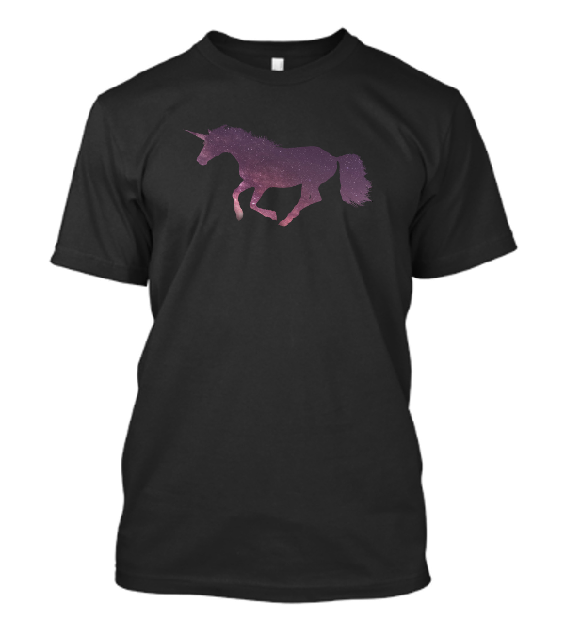 Cosmic Watercolor Galaxy Unicorn T-Shirt