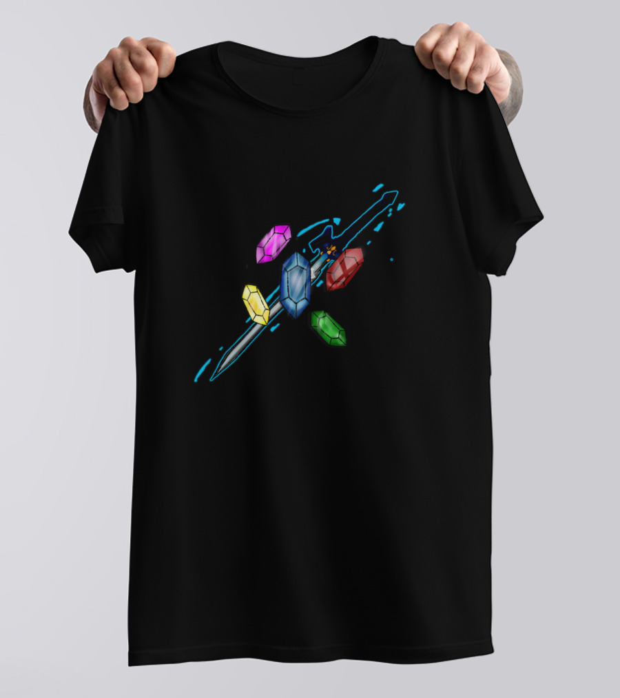 Crybaby Sword With Colorful Gems T-Shirt