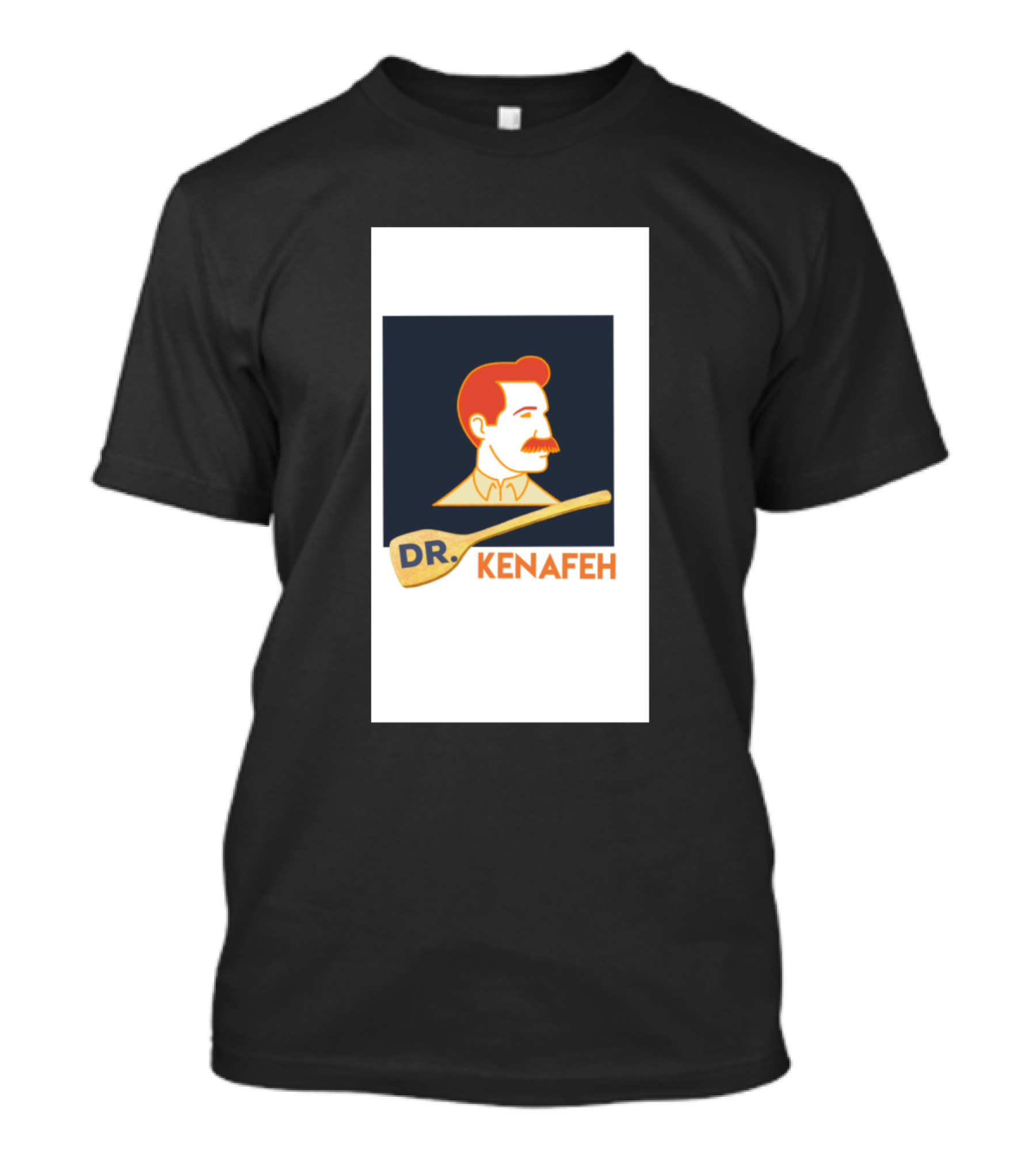 Dr. Kenafeh Chef Illustration Vintage Portrait T-Shirt