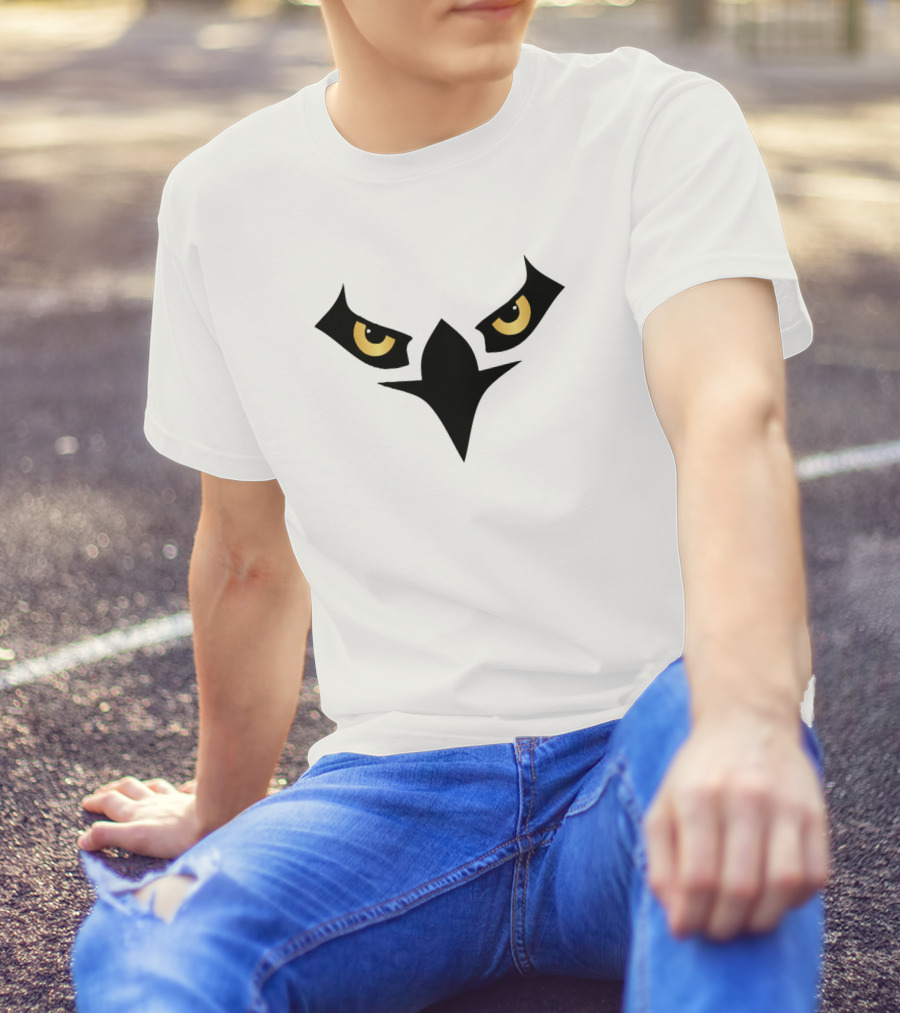 Eagle Powerful Face Yellow Eyes T-Shirt