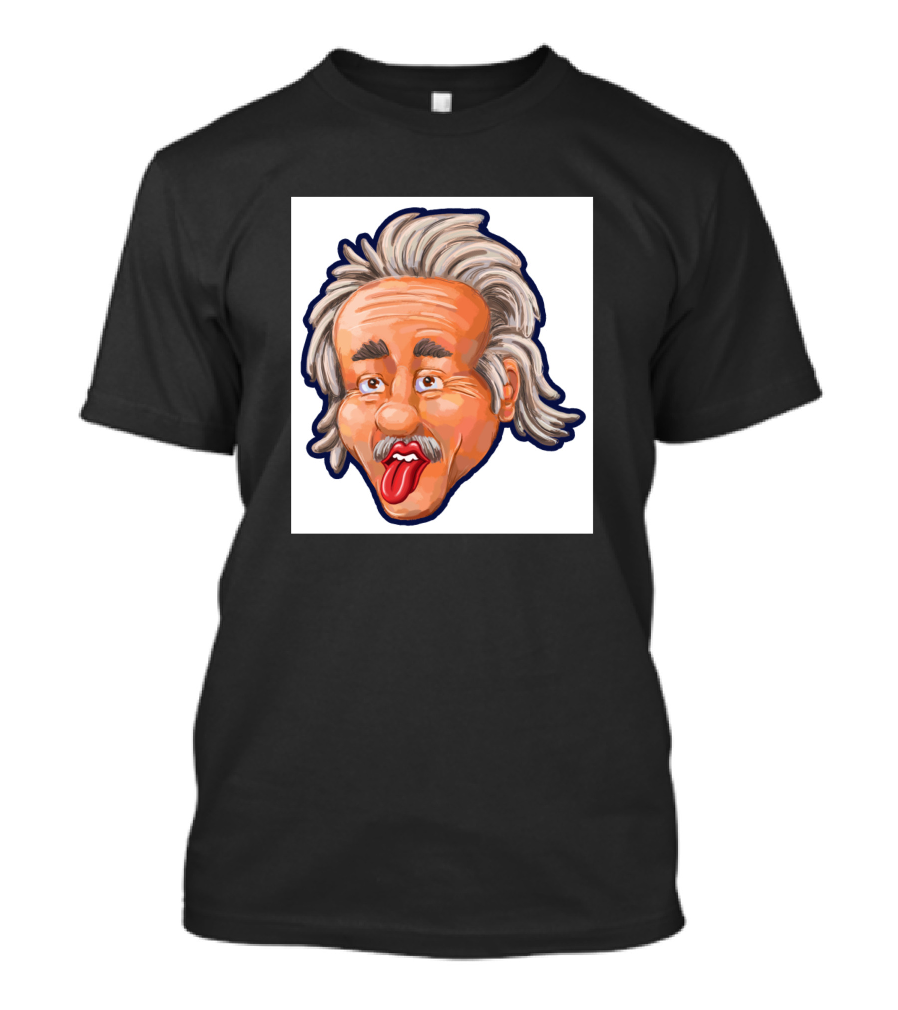Einstein Tongue Face T-Shirt