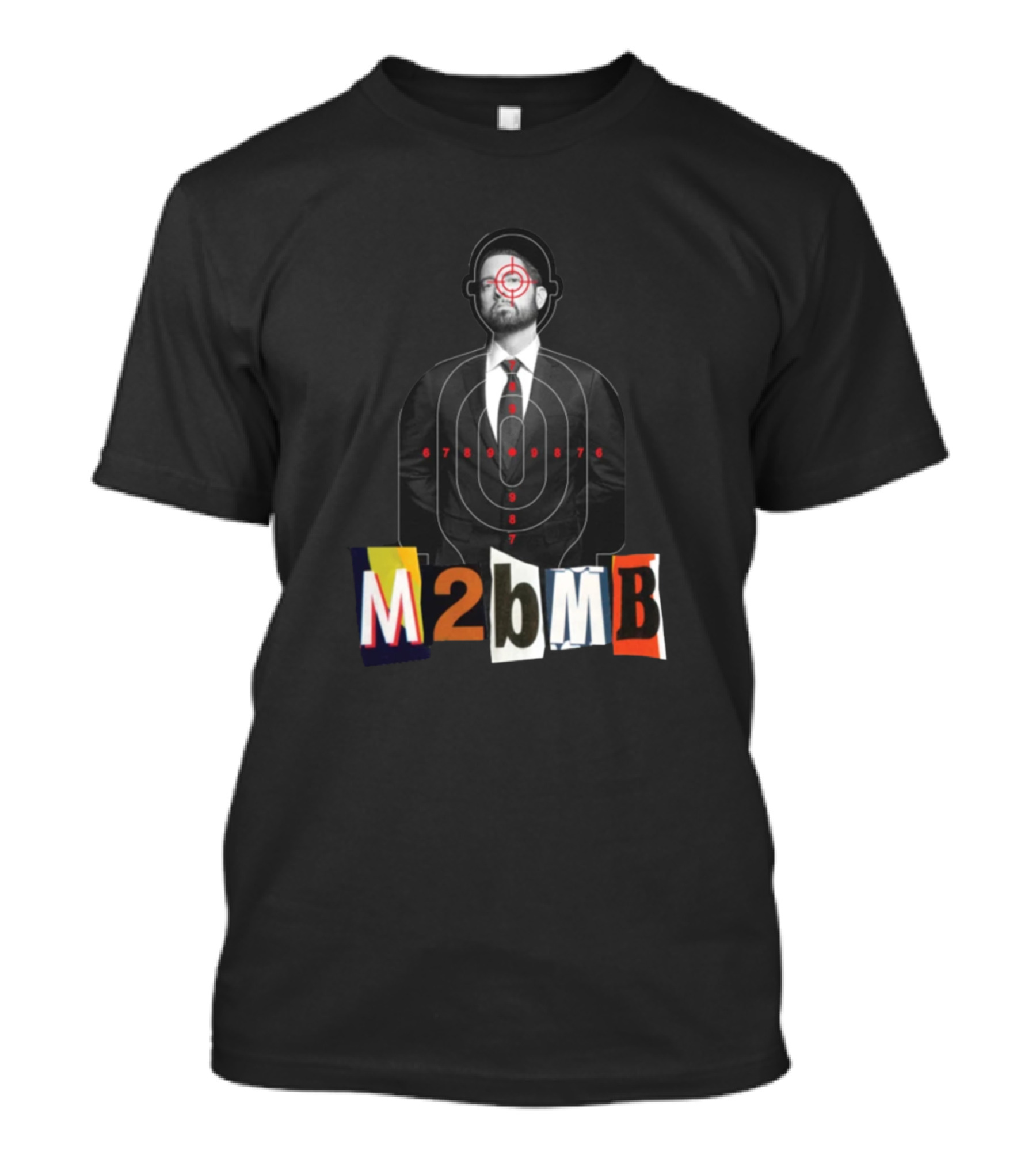 M2bMB Eminem Ransom Note Target Suit T-Shirt