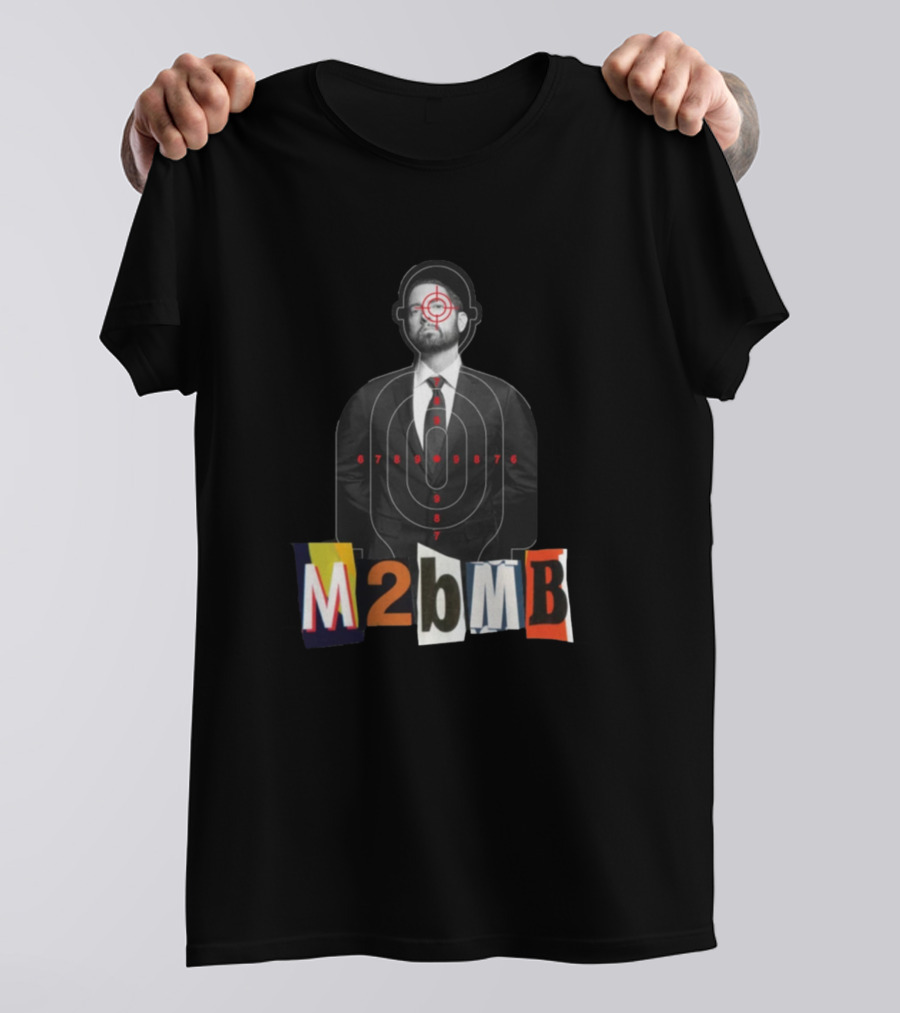 M2bMB Eminem Ransom Note Target Suit T-Shirt