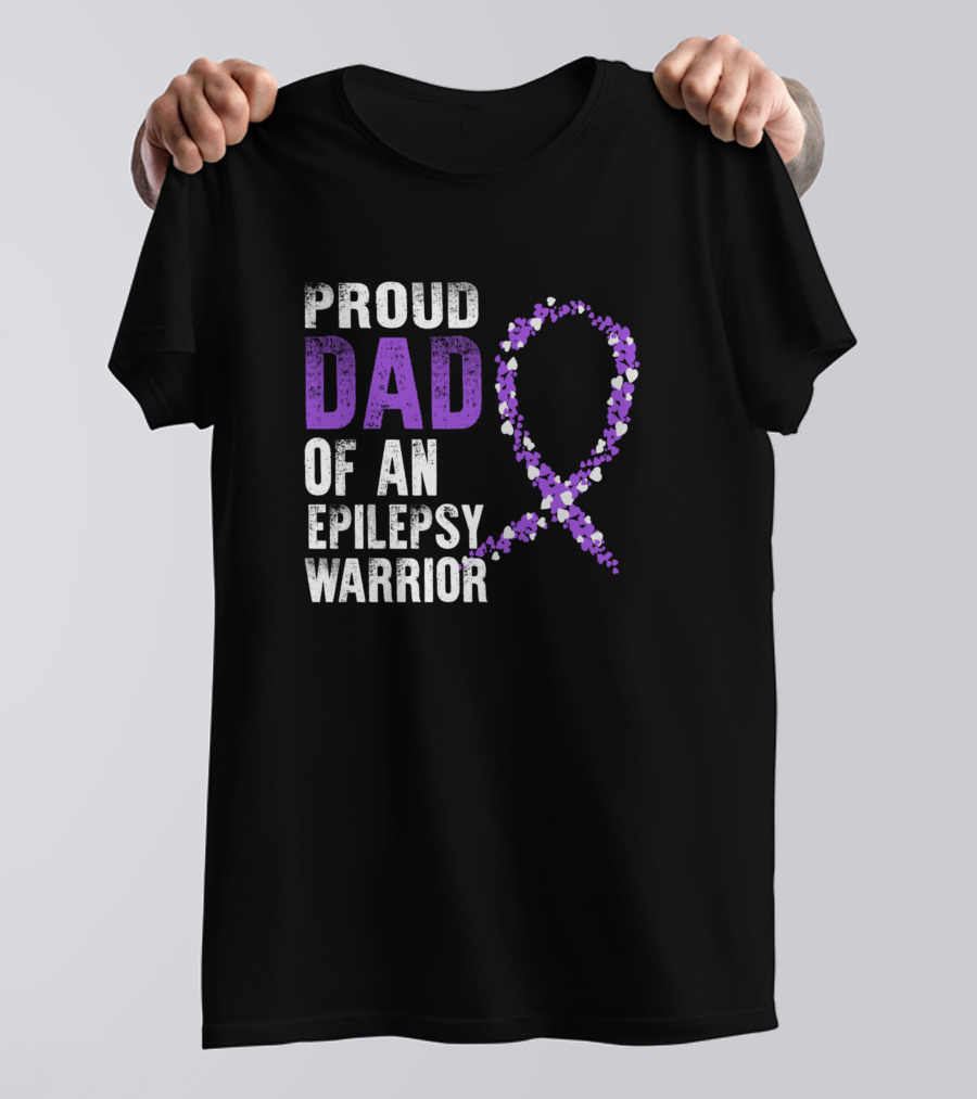 Proud Dad Of An Epilepsy Warrior T-Shirt