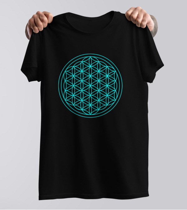 Flower Of Life Geometric Sacred T-Shirt