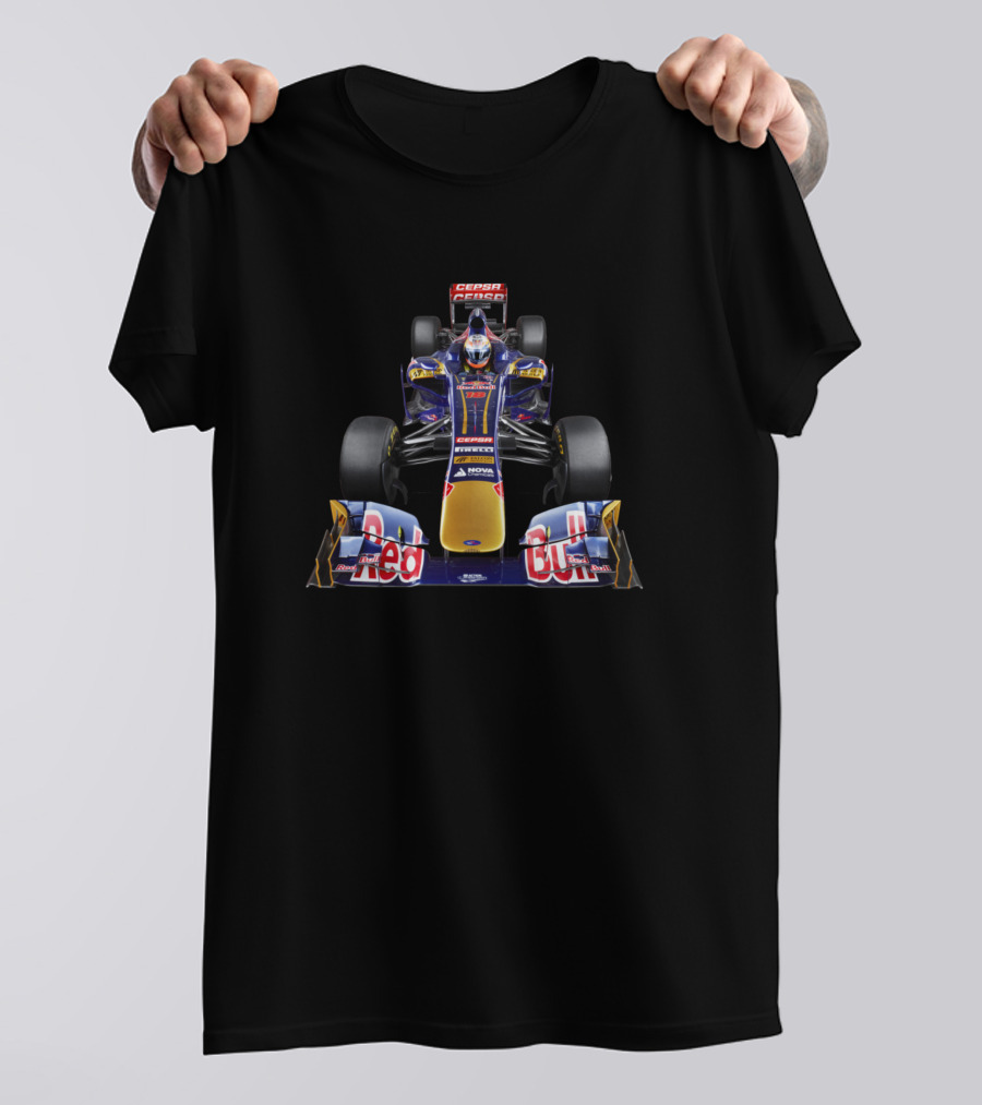 Red Bull Formula 1 Racing Car Front View T-Shirt