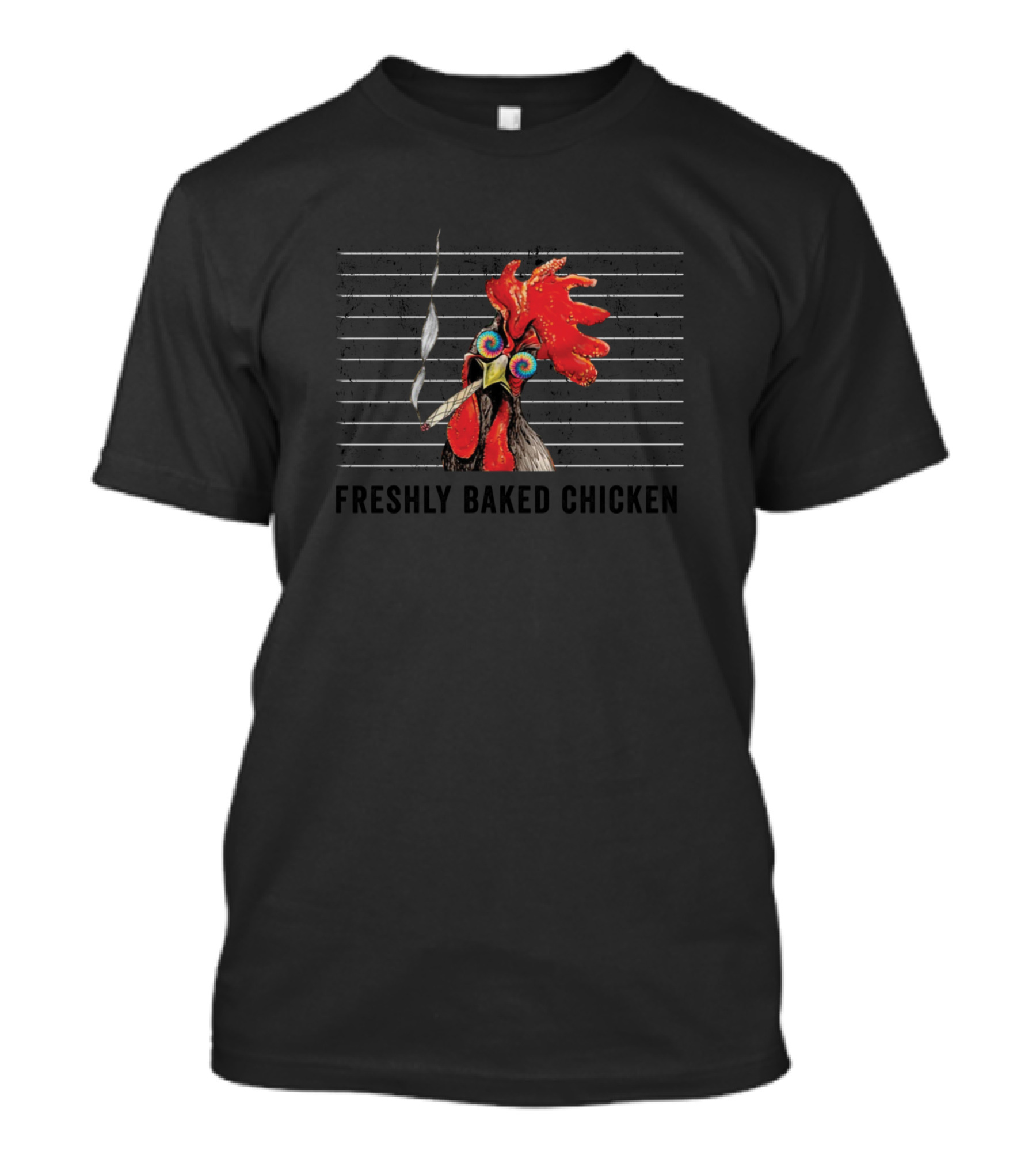 Freshly Baked Chicken Funny Rooster Smoking Humor T-Shirt