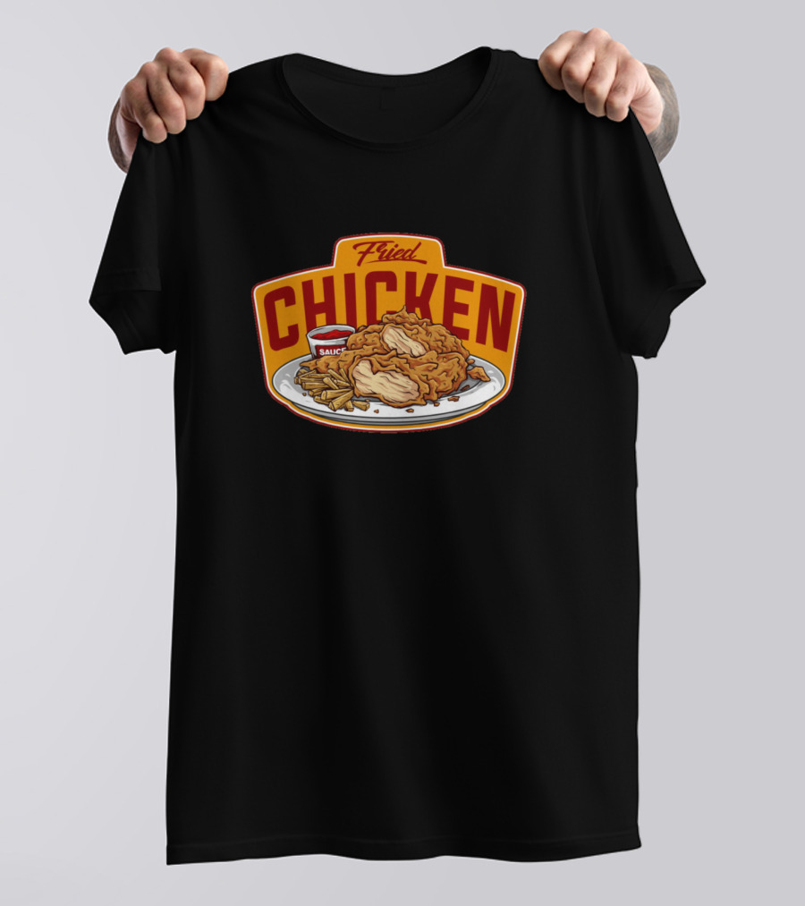Fried Chicken Sauce With Classic Crispy Meal T-Shirt