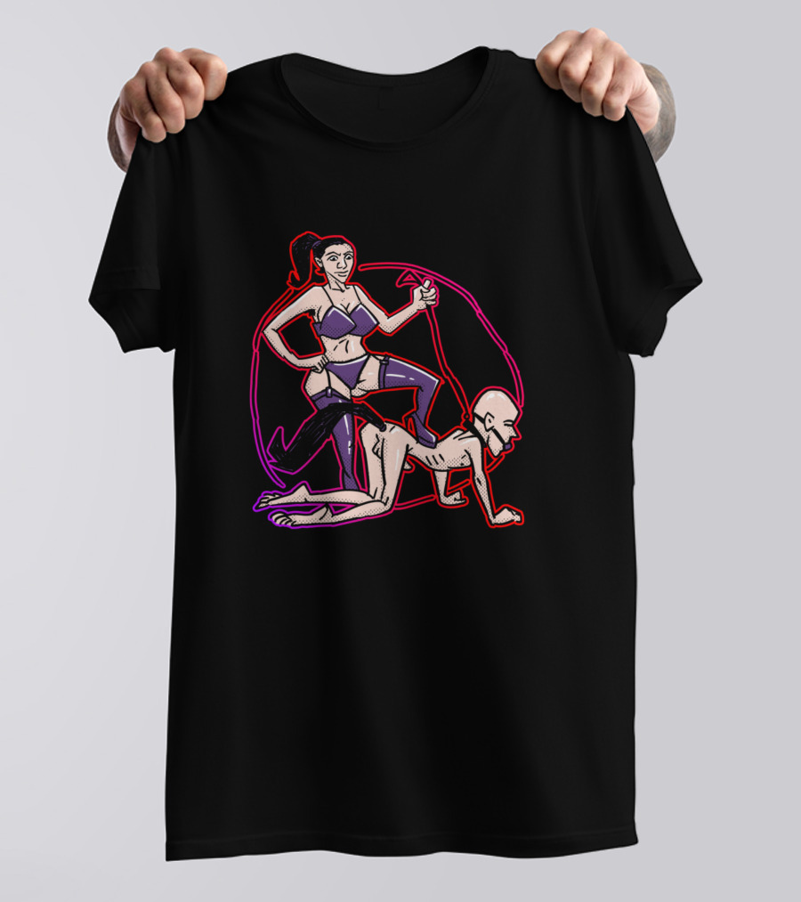 Good Boy With Outline Anime Style Fantasy T-Shirt
