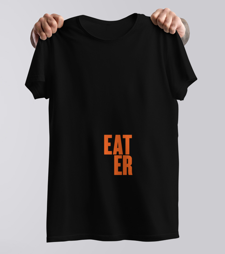 Meat Eater Fork Antlers Skull T-Shirt