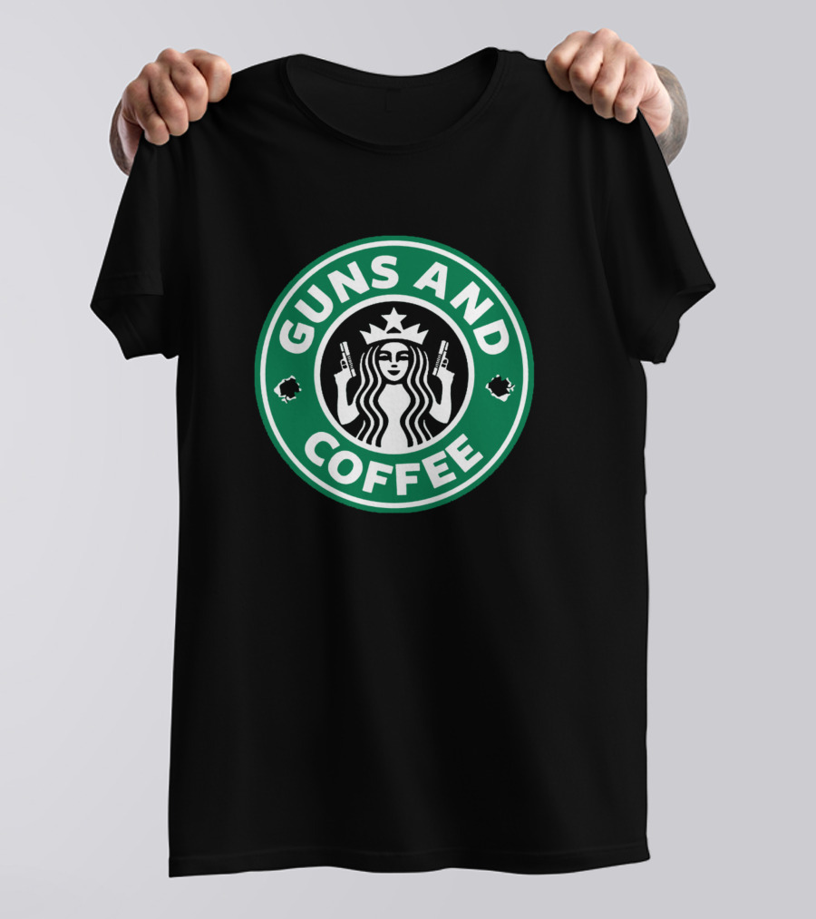 Guns And Coffee 2nd Amendment Pro Gun Rights USA T-Shirt