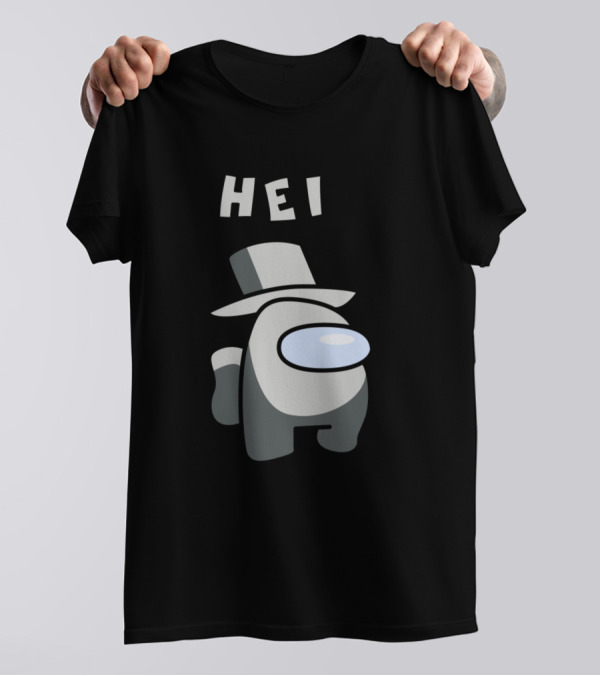 Hei Among Us Character With Top Hat T-Shirt