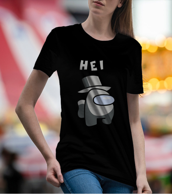 Hei Among Us Character With Top Hat T-Shirt