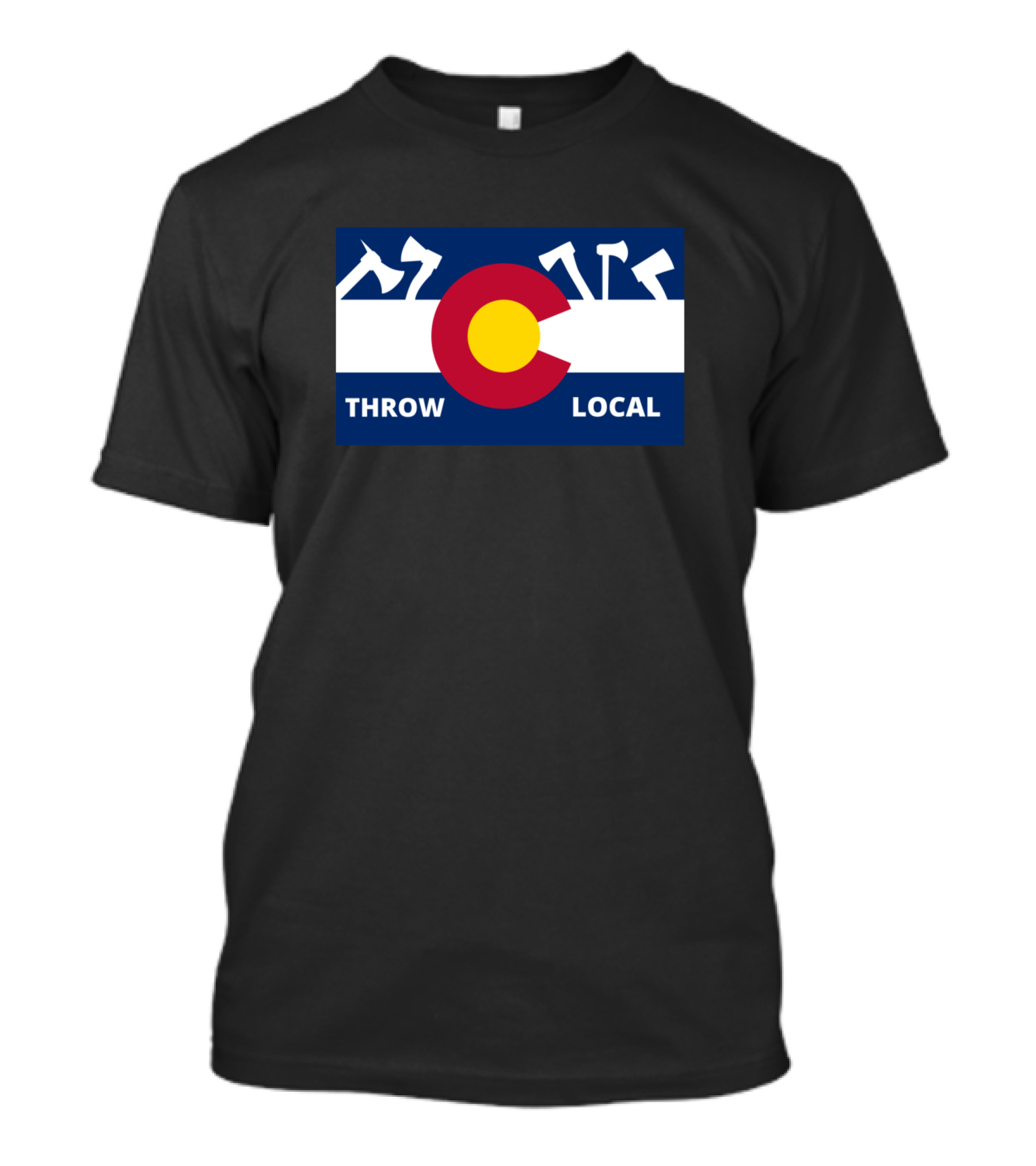 Throw Local Colorado Axes T-Shirt