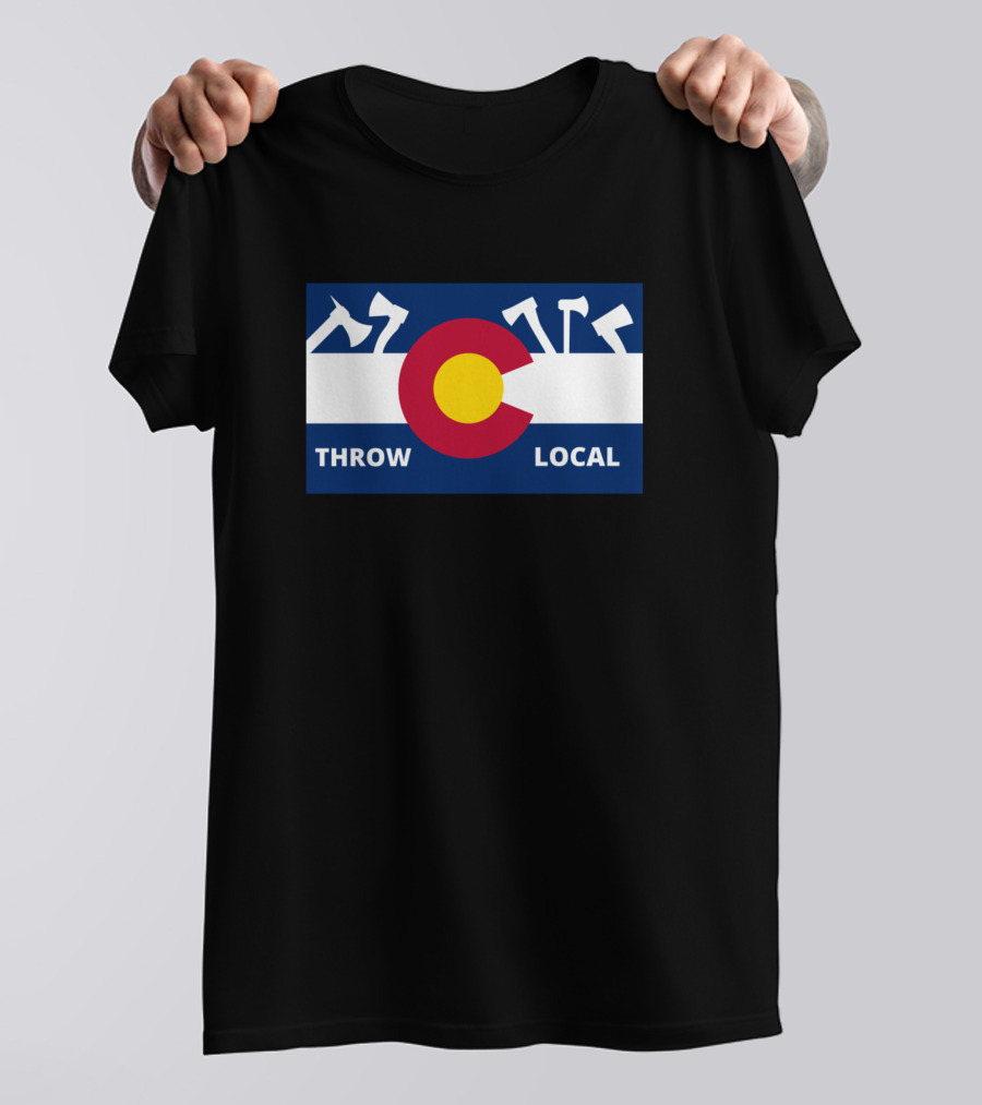 Throw Local Colorado Axes T-Shirt