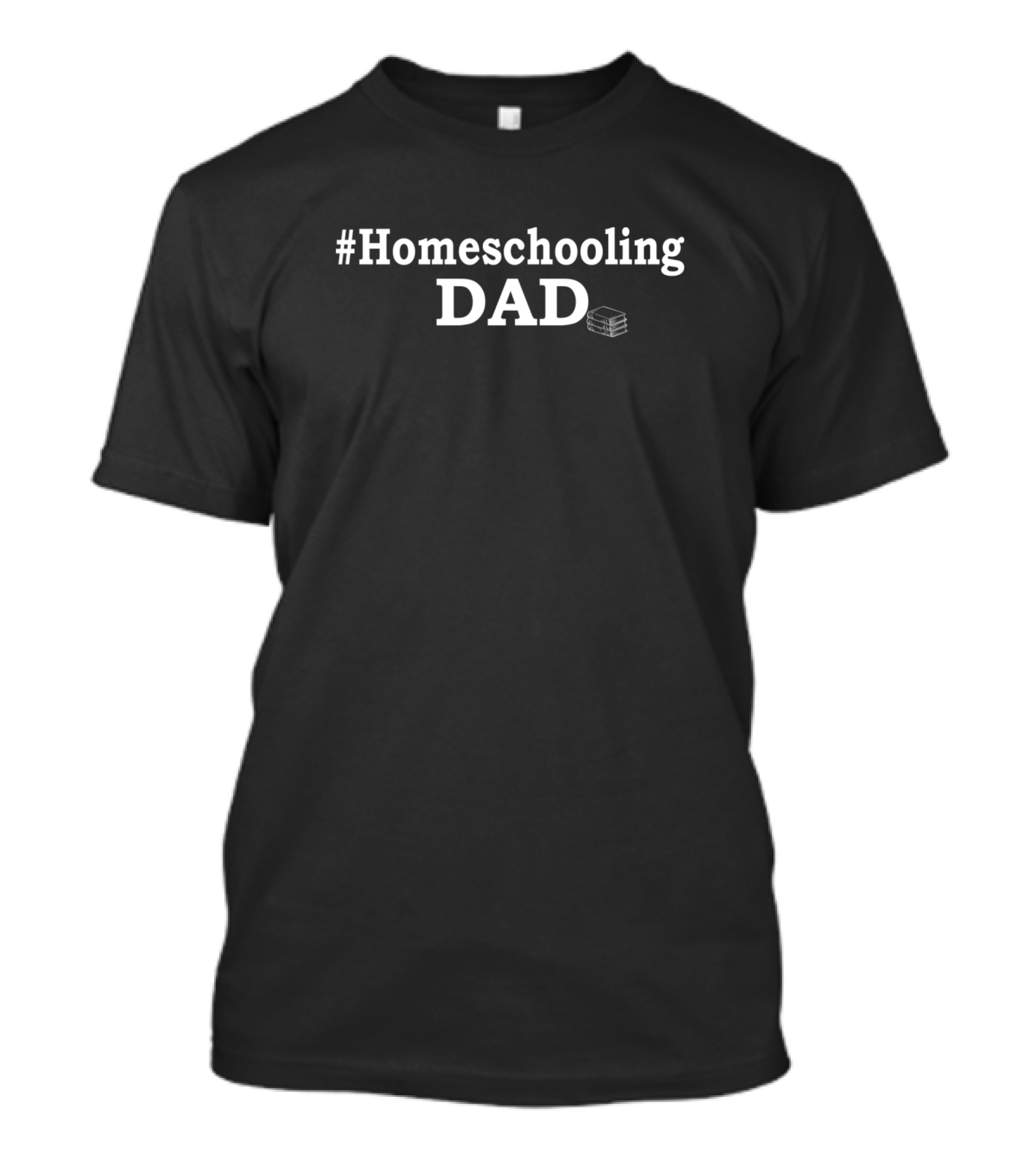 Homeschooling Dad Books Stack T-Shirt