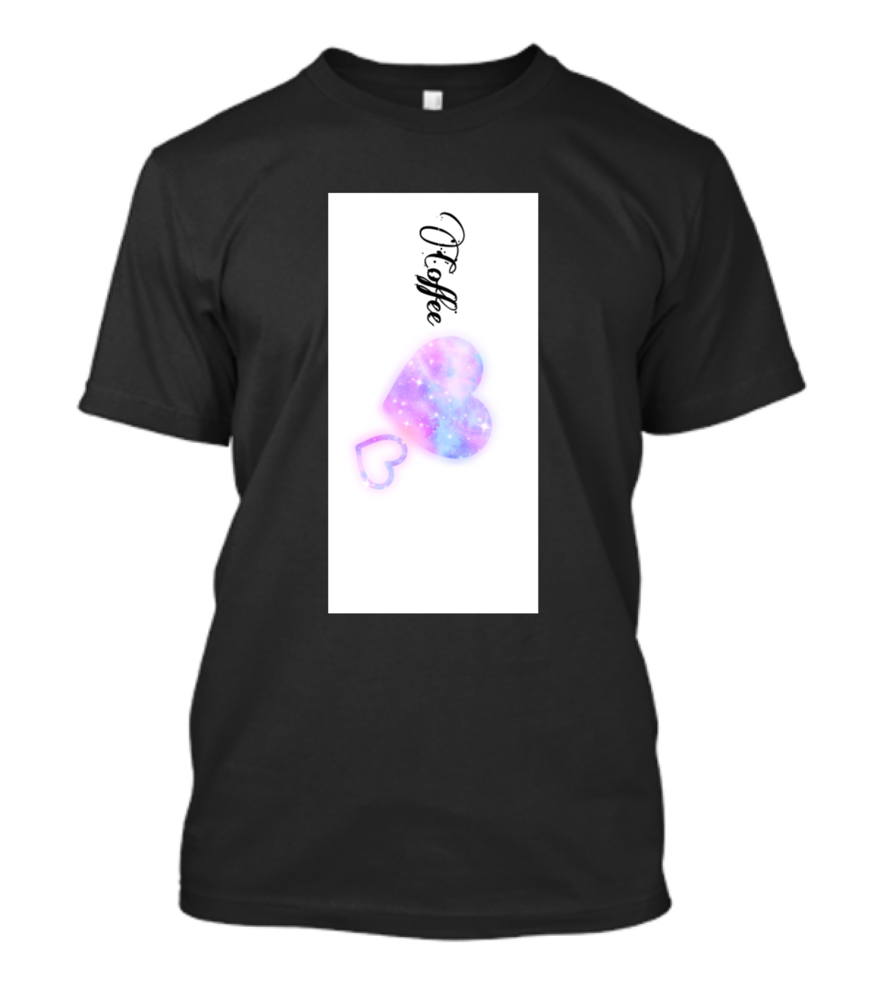 Coffee Heart Galaxy T-Shirt